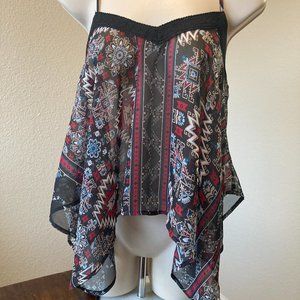 BOHO Bohemian Strappy Top | S